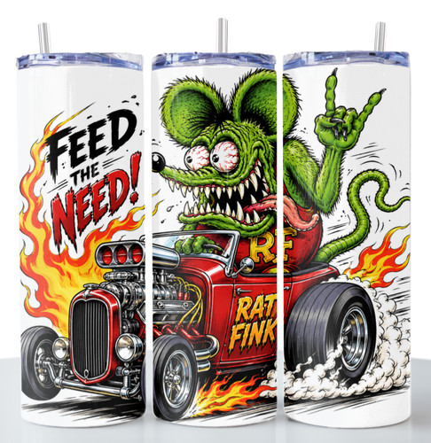 Rat fink hot rod - rat, cartone