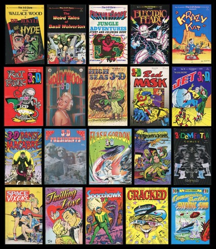 Set completo fumetti zona - , 3d